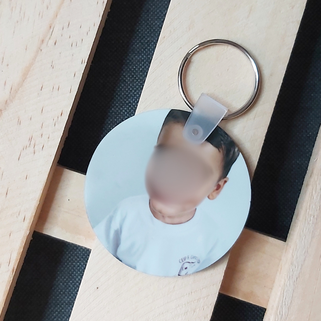 Llavero personalizado forma circular