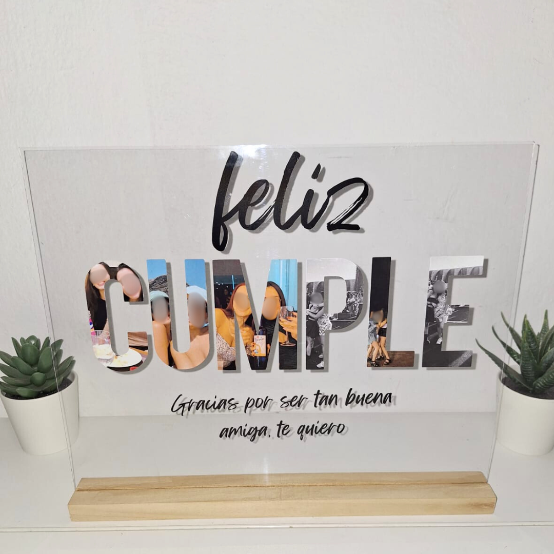 Panel feliz cumpleaños