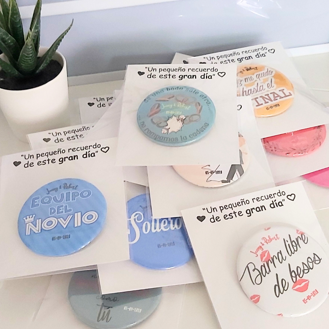 Chapas de imperdible