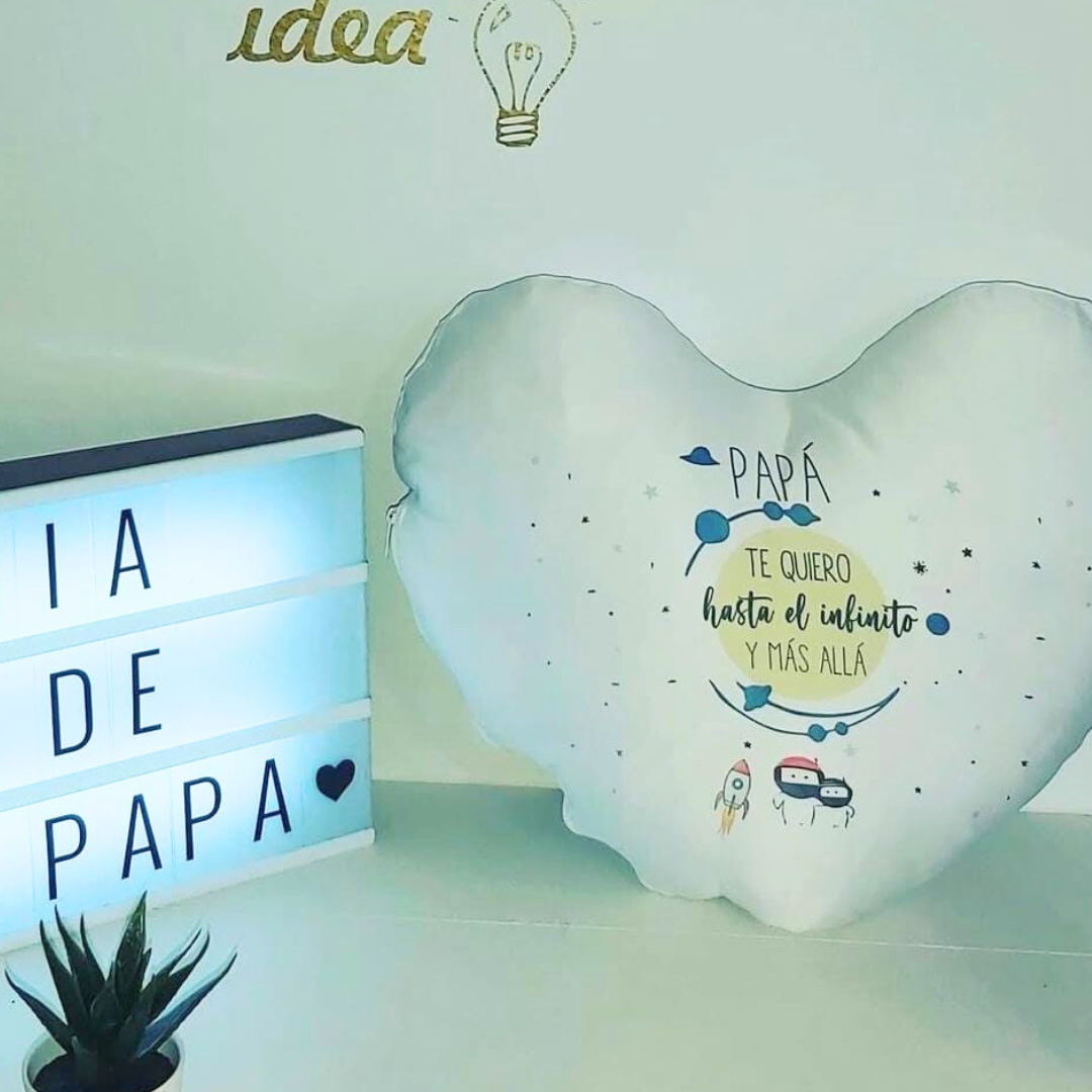 Cojín corazón una cara