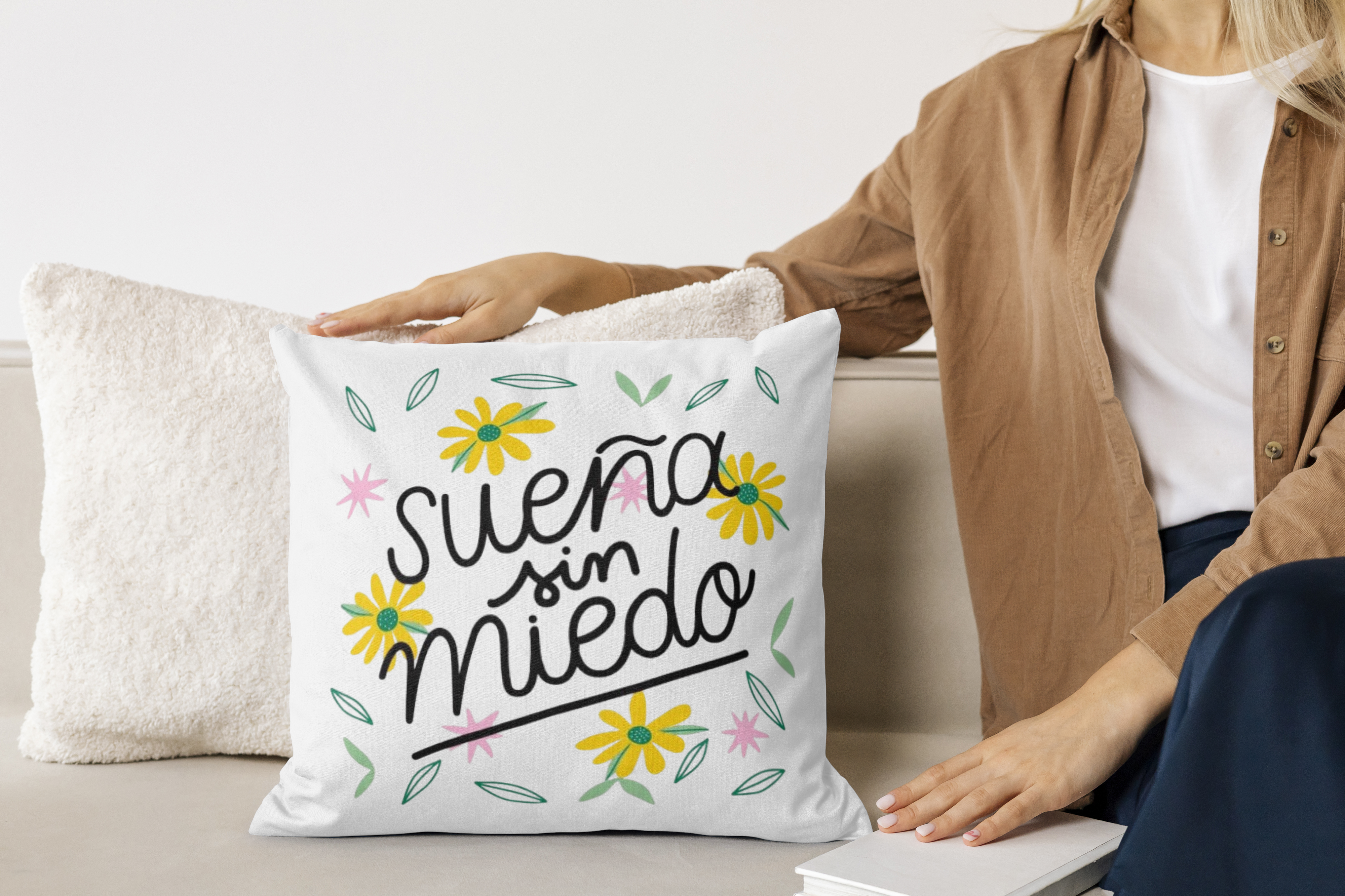 Cojín cuadrado una cara