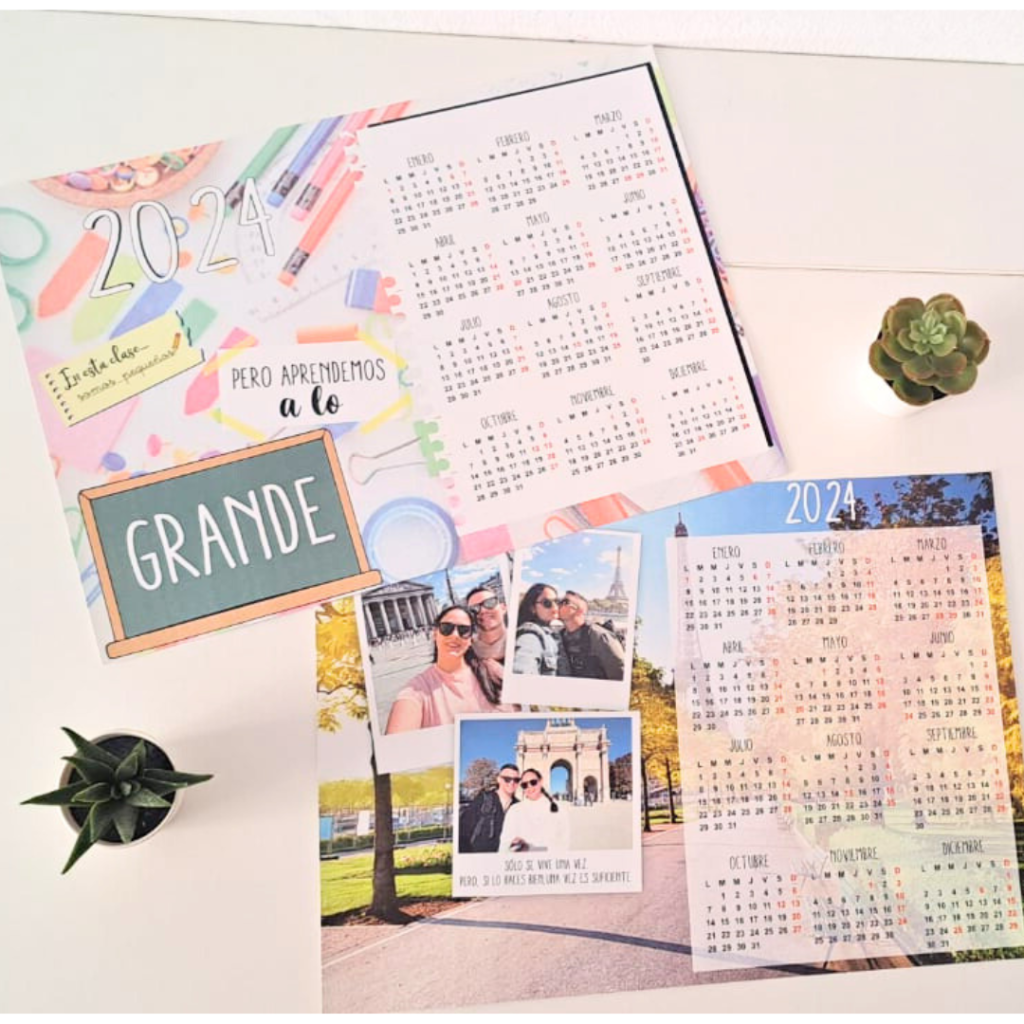 Calendario año vista