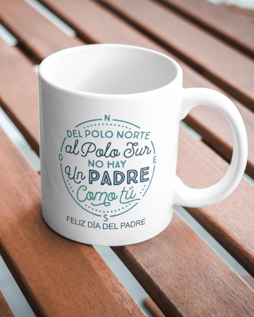Taza de norte a sur