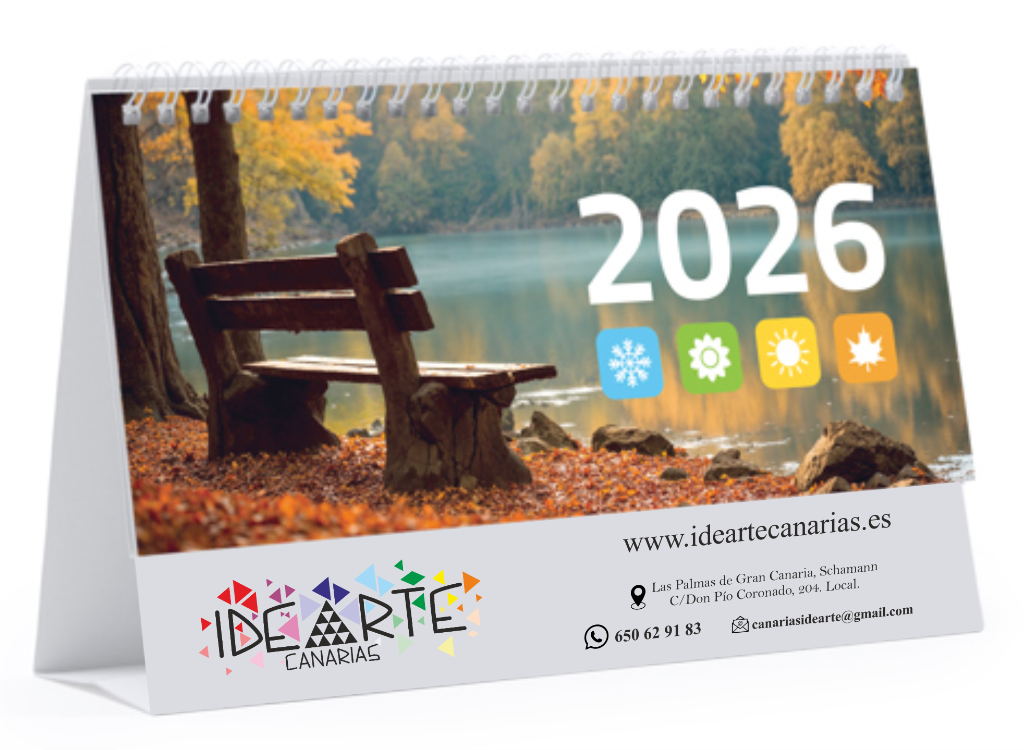 Calendario de oficina pack a partir de 100 unidades