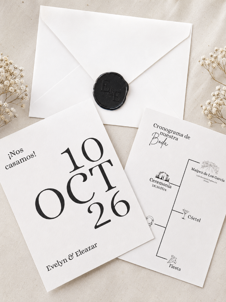 Invitación de boda 